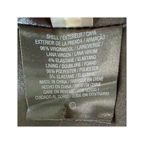 Elie Tahari Sleeveless Square Neck Wool Blend Ribbon Belted Dress Size 6 - Picture 7 of 7